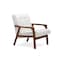 Baxton Studio Mid-Century Masterpieces Club Chair - White 115-6236 - alternate 7